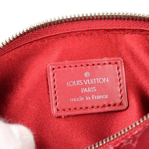 Louis Vuitton Red Monogram Satin Little Papillon - Picture 8 of 9